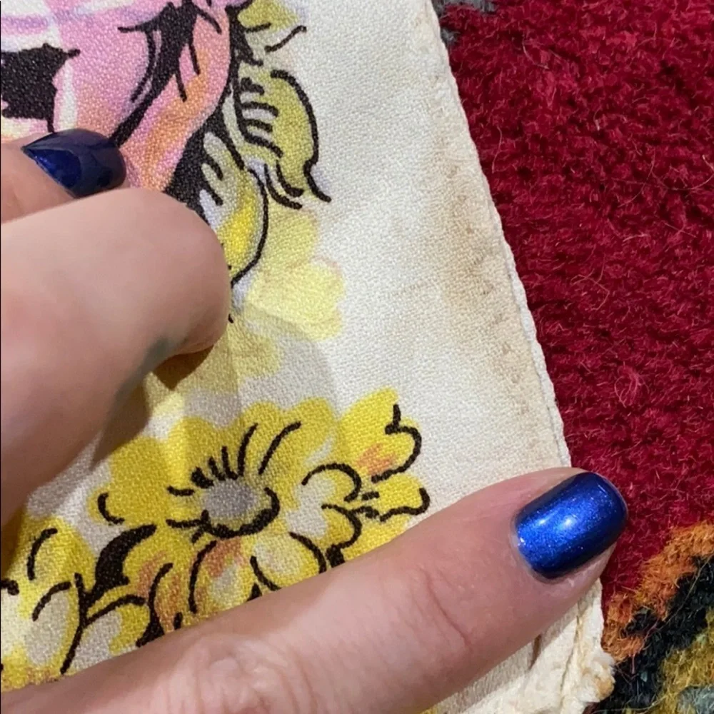 Vintage floral scarf